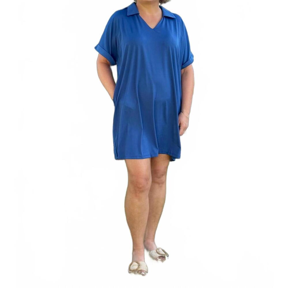 NEW SOUTHERN GRACE cara dress in navy